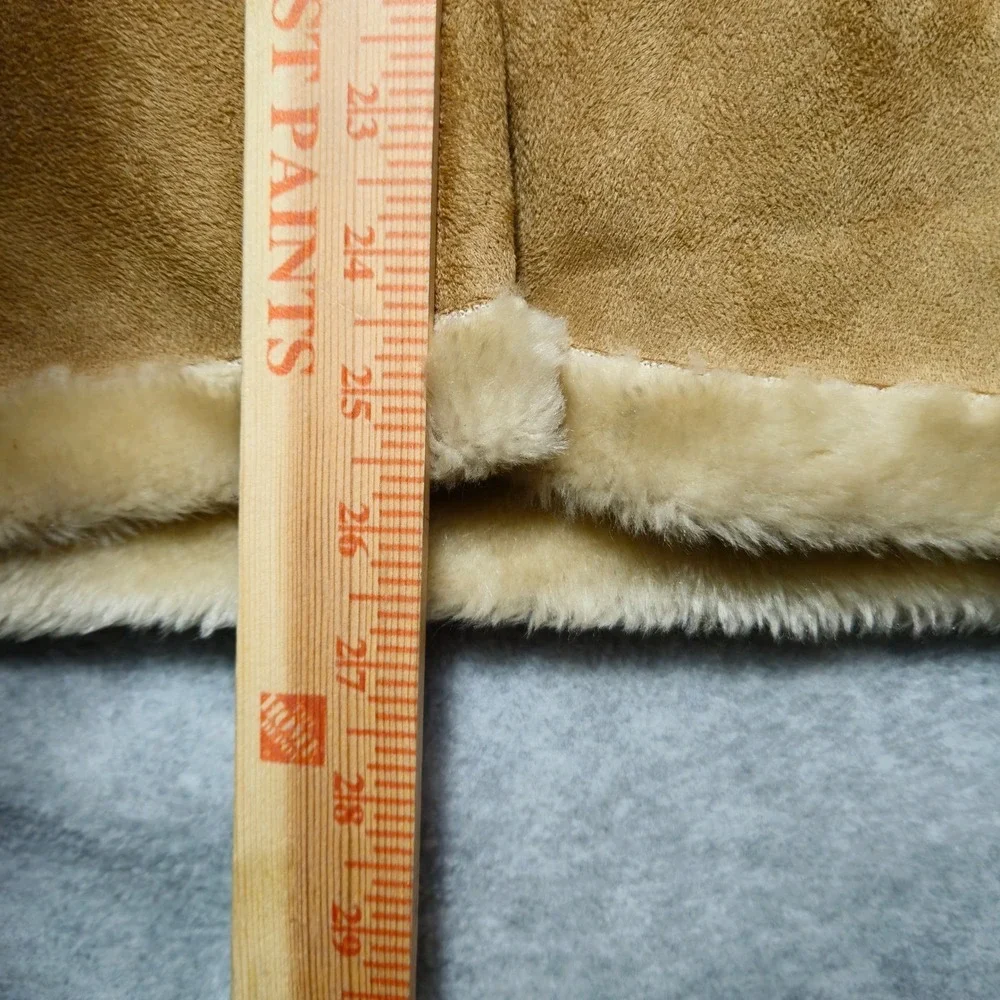 MACKINTOSH Womens Medium Hooded Faux Shearling Zip Jacket Cozy Lined Winter Coat